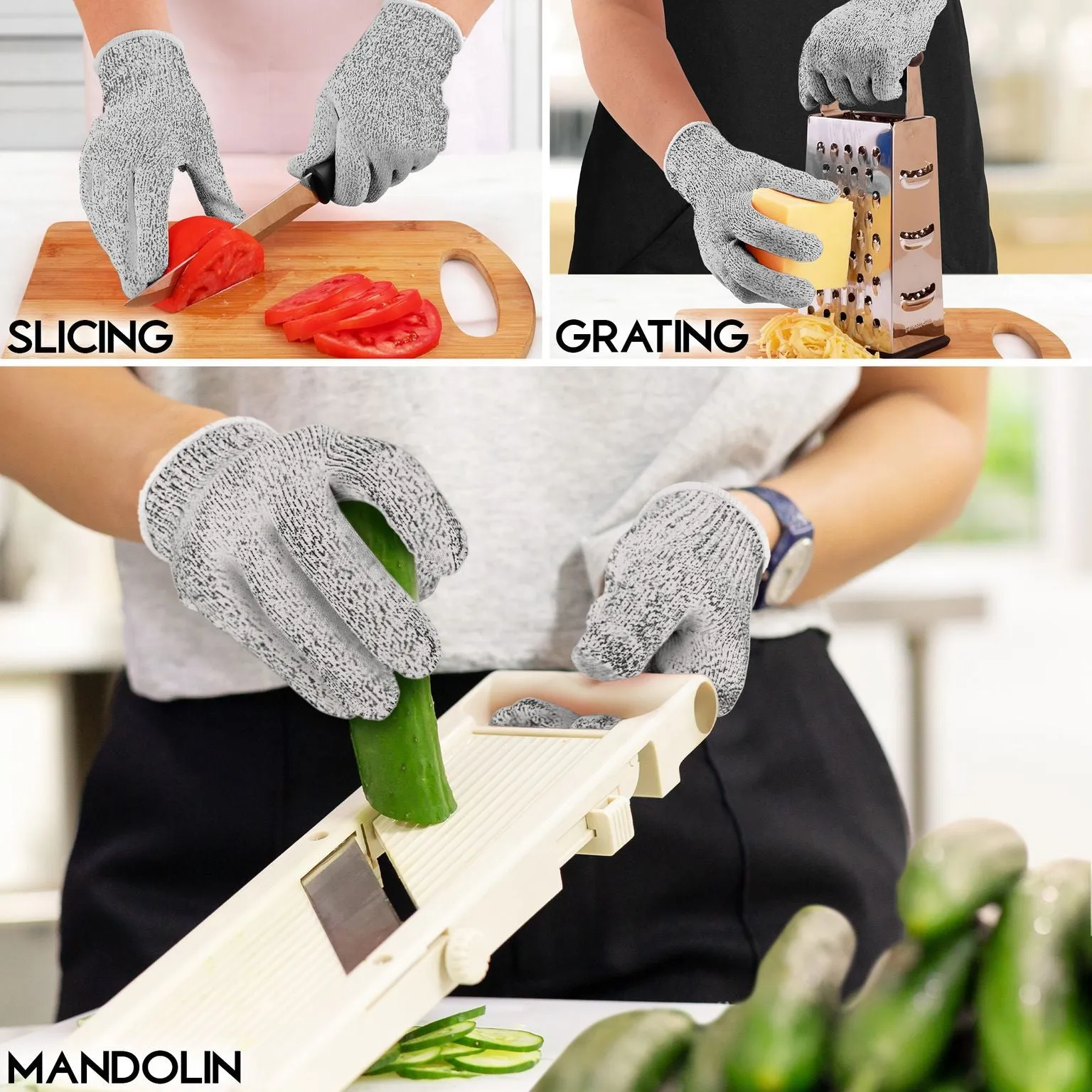 Gants de protection moyenne contre les coupures de qualité alimentaire niveau 5 chaussures ecco