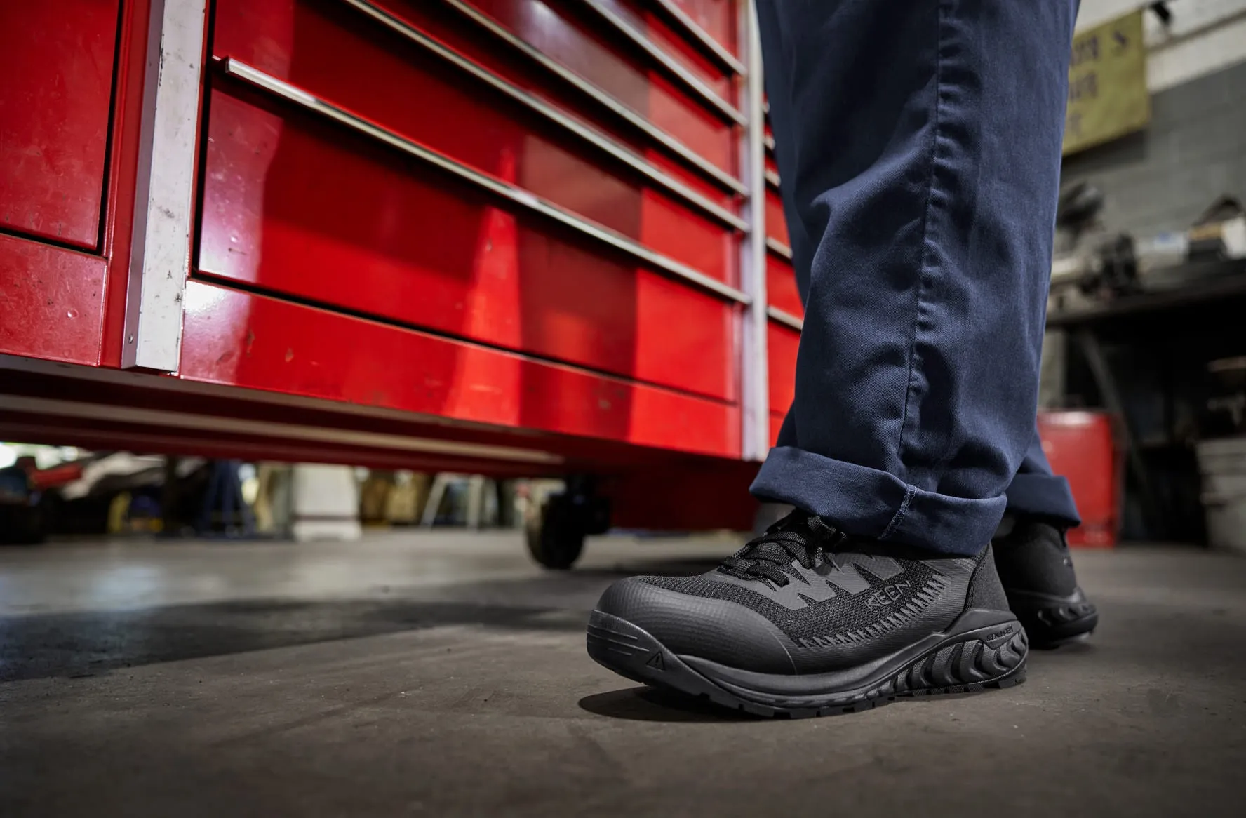 Chaussure de travail Arvada ESD pour homme (bout en carbone) | Noir/Noir