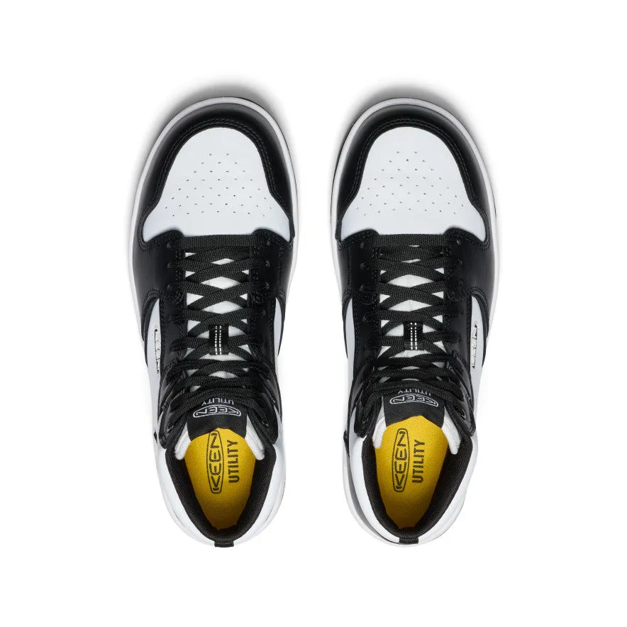 Chaussure de travail Overton Mid pour homme (embout en carbone) | Blanc étoile/Noir