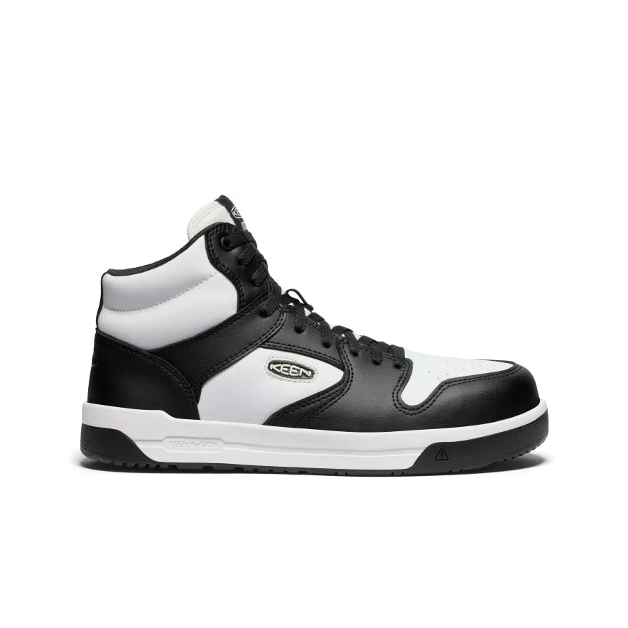 Chaussure de travail Overton Mid pour homme (embout en carbone) | Blanc étoile/Noir