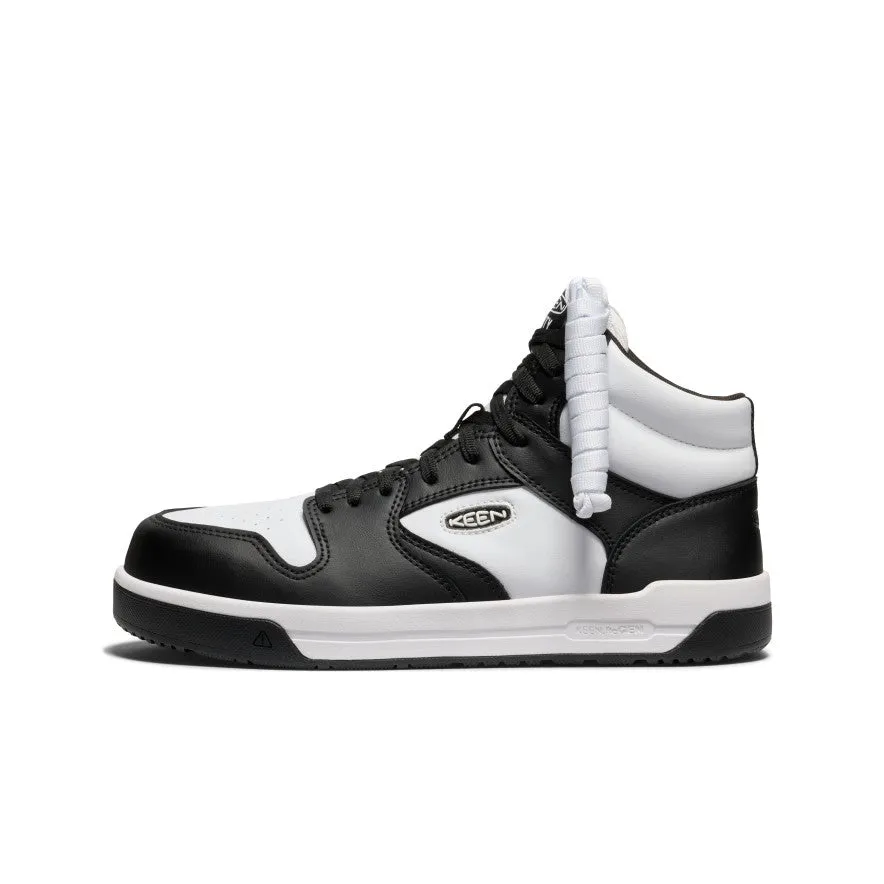 Chaussure de travail Overton Mid pour homme (embout en carbone) | Blanc étoile/Noir