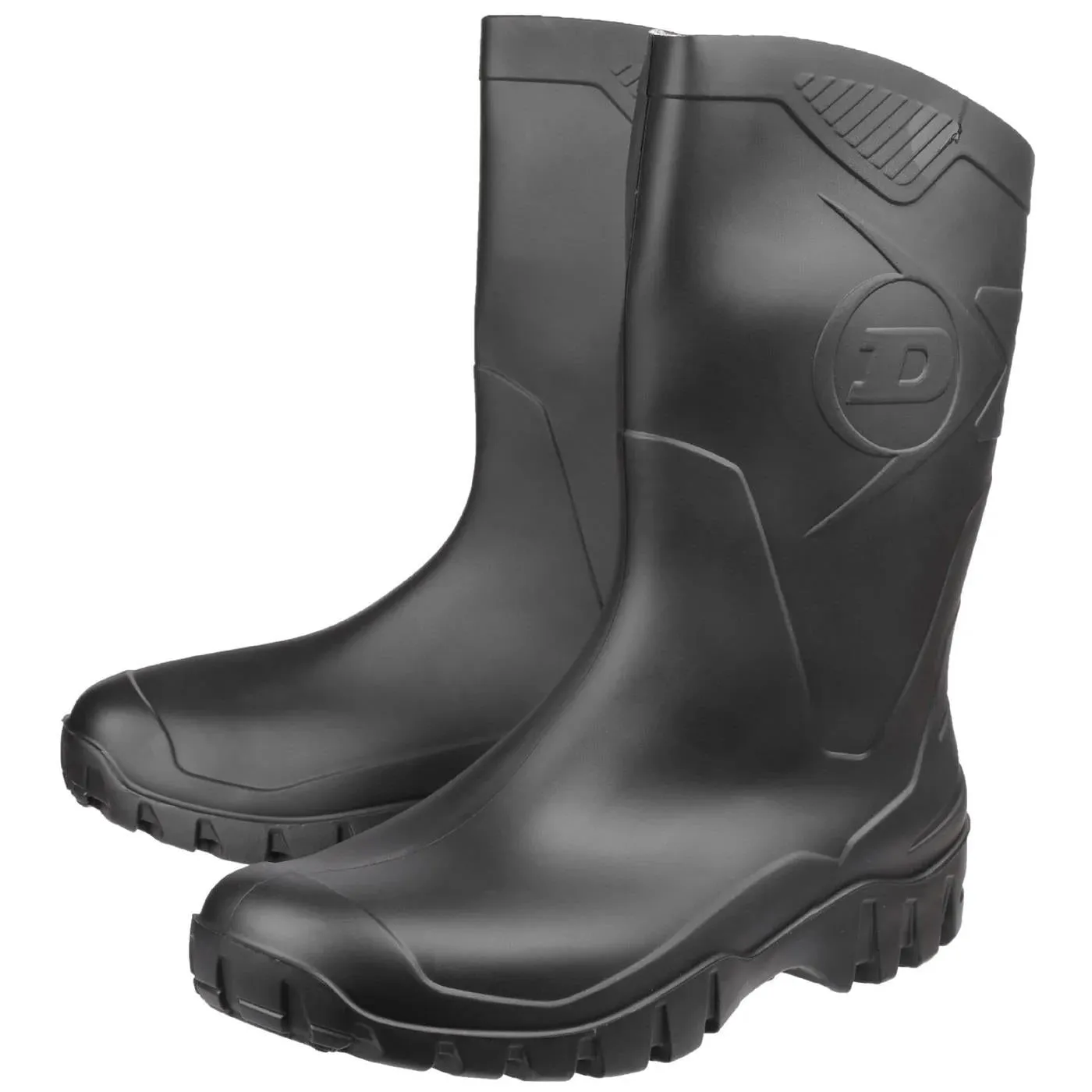 Bottes en caoutchouc Dee de Dunlop pour homme, à large ajustement, longueur mollet