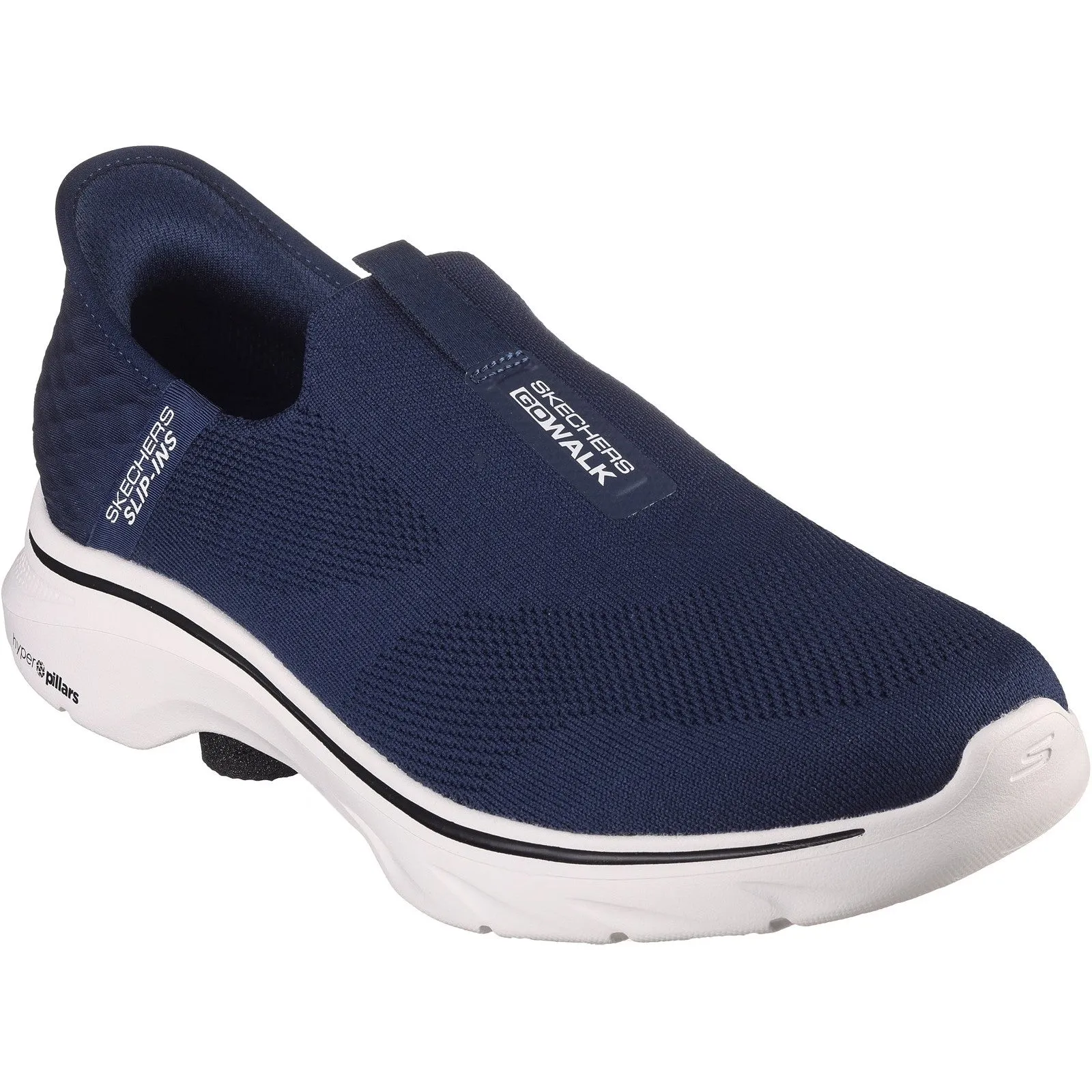 Chaussures de marche faciles à enfiler Skechers 216641 Go Walk 7 Easy On 2 pour homme, largeur large