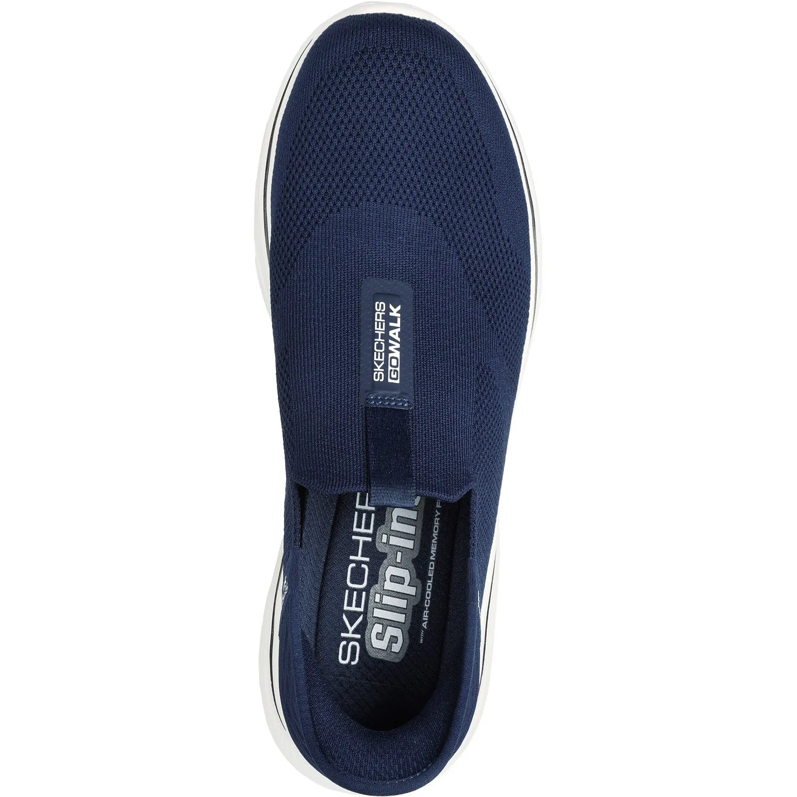 Chaussures de marche faciles à enfiler Skechers 216641 Go Walk 7 Easy On 2 pour homme, largeur large