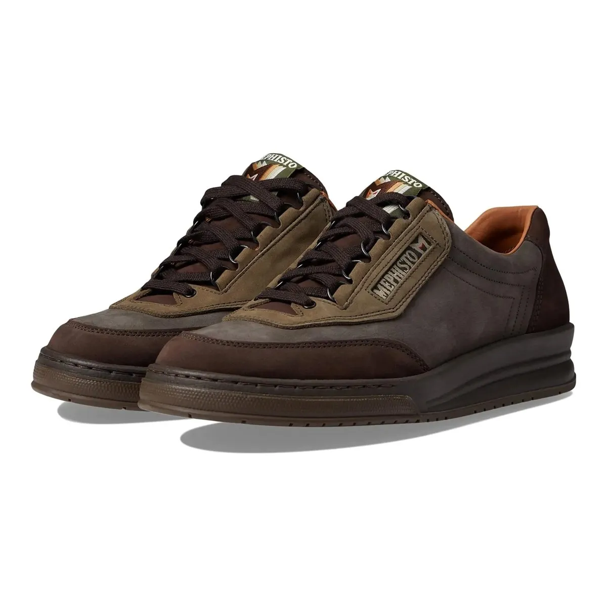 Mephisto Match Homme Marron Nomade Nubuck Multi
