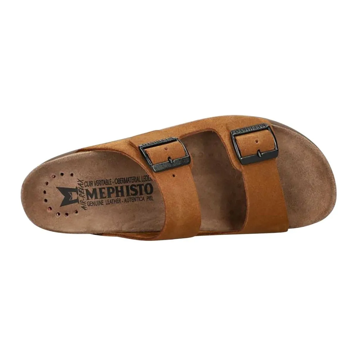 Mephisto Hommes Nerio Tabac Sable Suède
