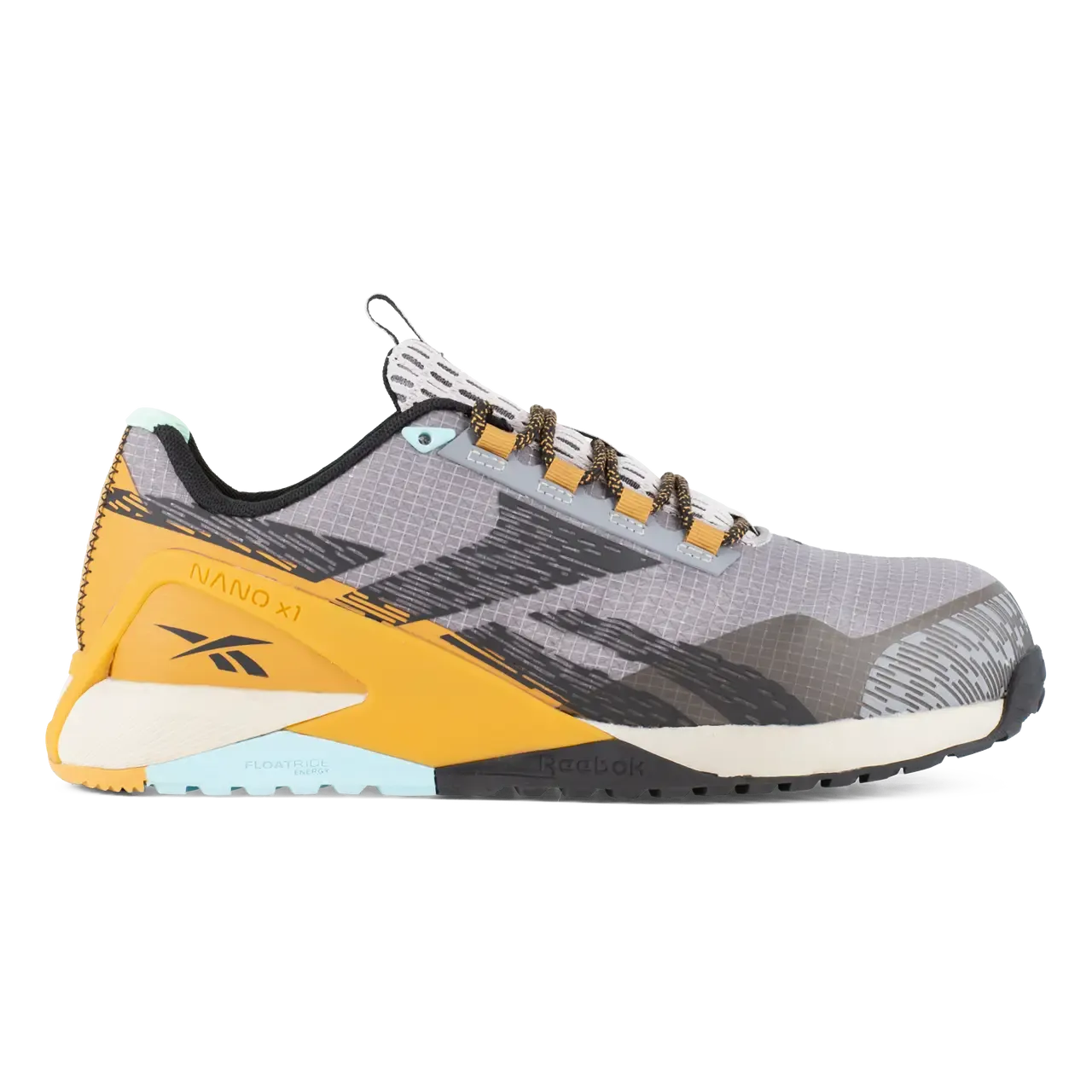 Chaussure de travail sportive à embout composite Nano X1 Adventure Jaune/Gris
