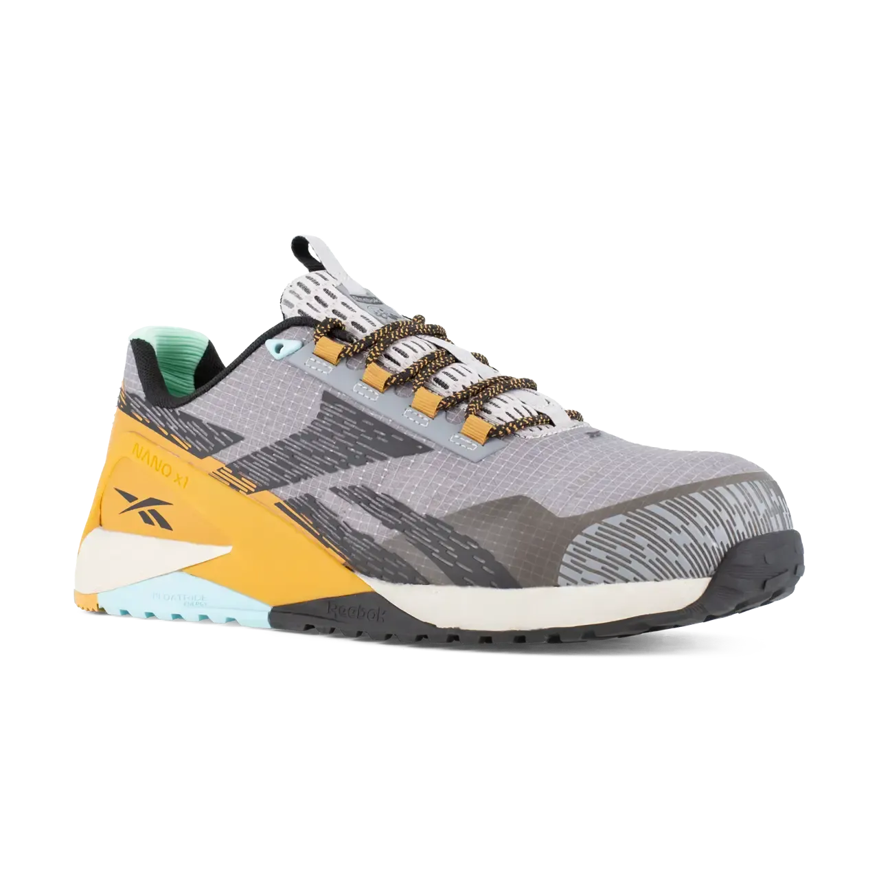Chaussure de travail sportive à embout composite Nano X1 Adventure Jaune/Gris