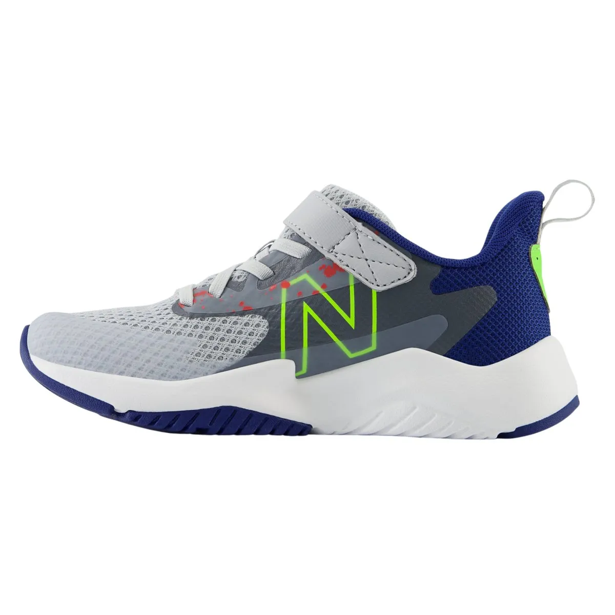 New Balance Garçon (Préscolaire) Rave Run v2 YTRAVKG2 Granit/Encre/Vert Pixel