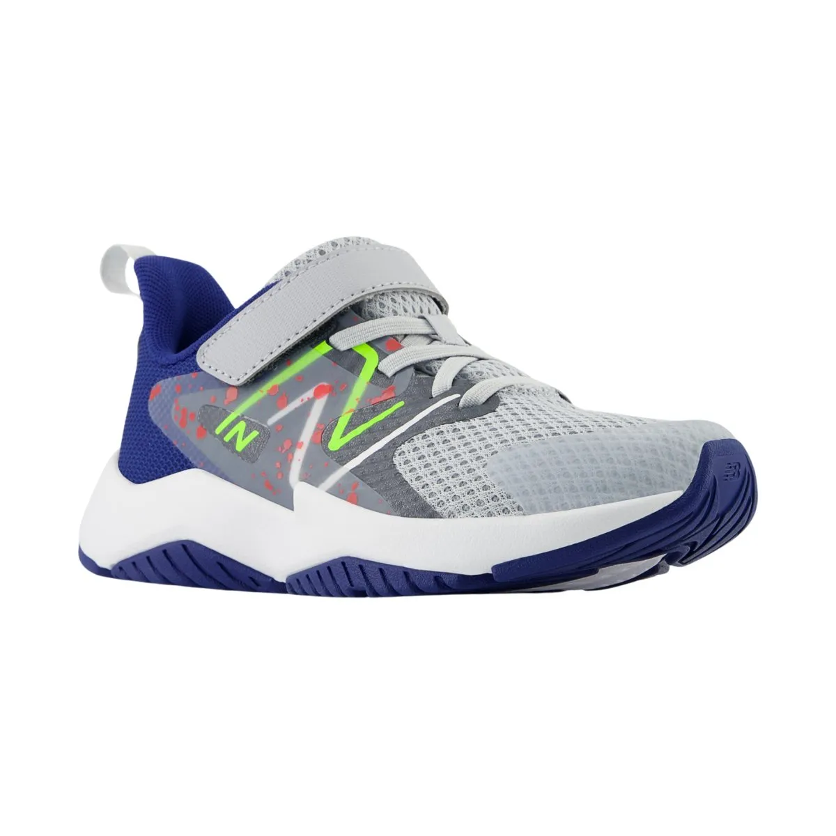 New Balance Garçon (Préscolaire) Rave Run v2 YTRAVKG2 Granit/Encre/Vert Pixel