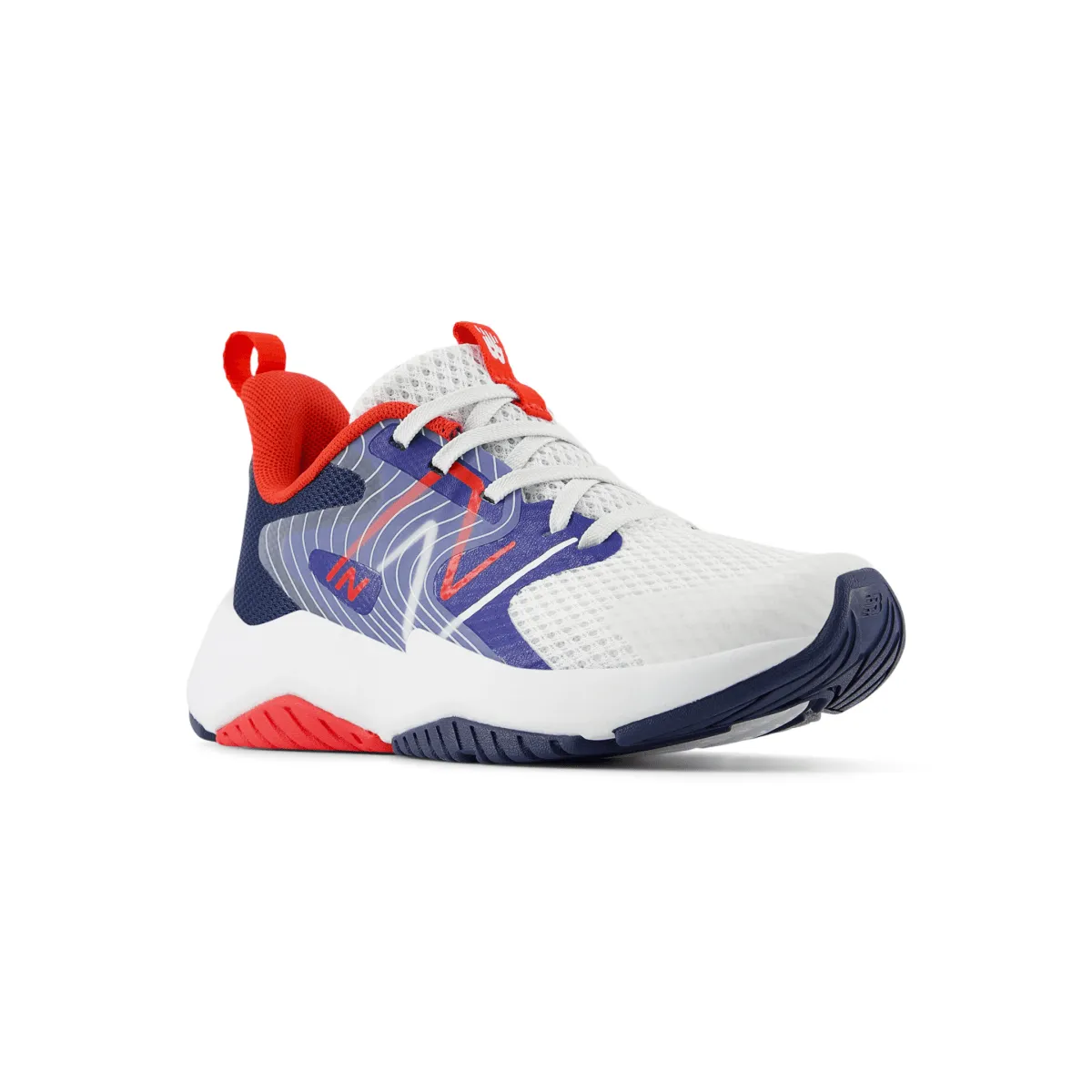 New Balance Enfant (Préscolaire) Rave Run v2 PKRAVAM2 Équipe Royal/Blanc/Rouge Vrai