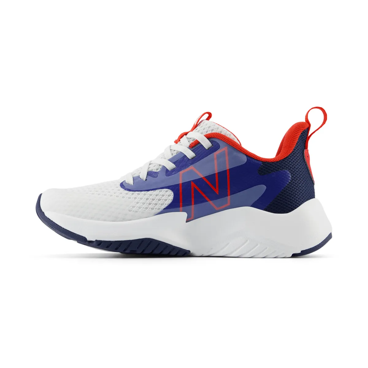New Balance Enfant (Préscolaire) Rave Run v2 PKRAVAM2 Équipe Royal/Blanc/Rouge Vrai