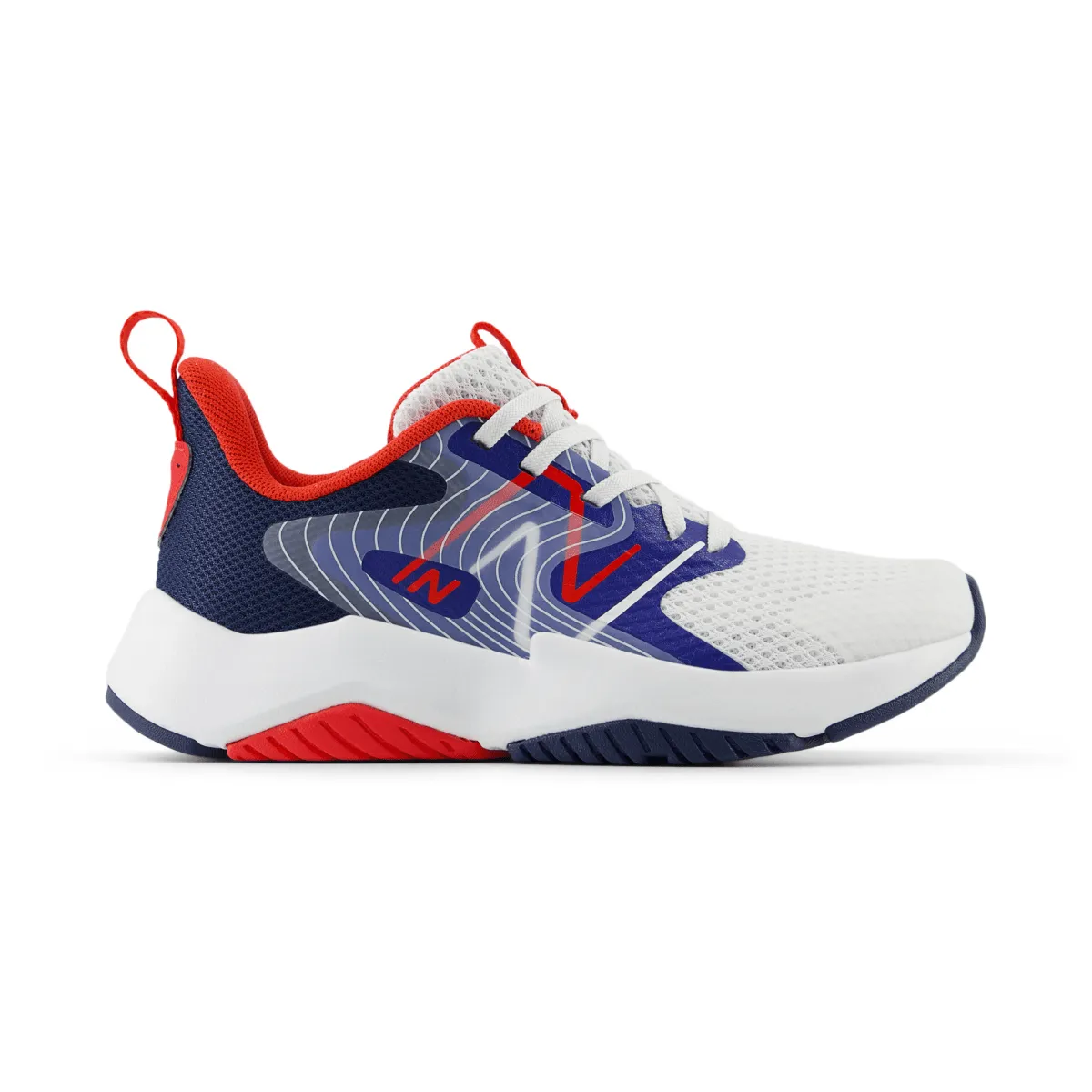 New Balance Enfant (Préscolaire) Rave Run v2 PKRAVAM2 Équipe Royal/Blanc/Rouge Vrai