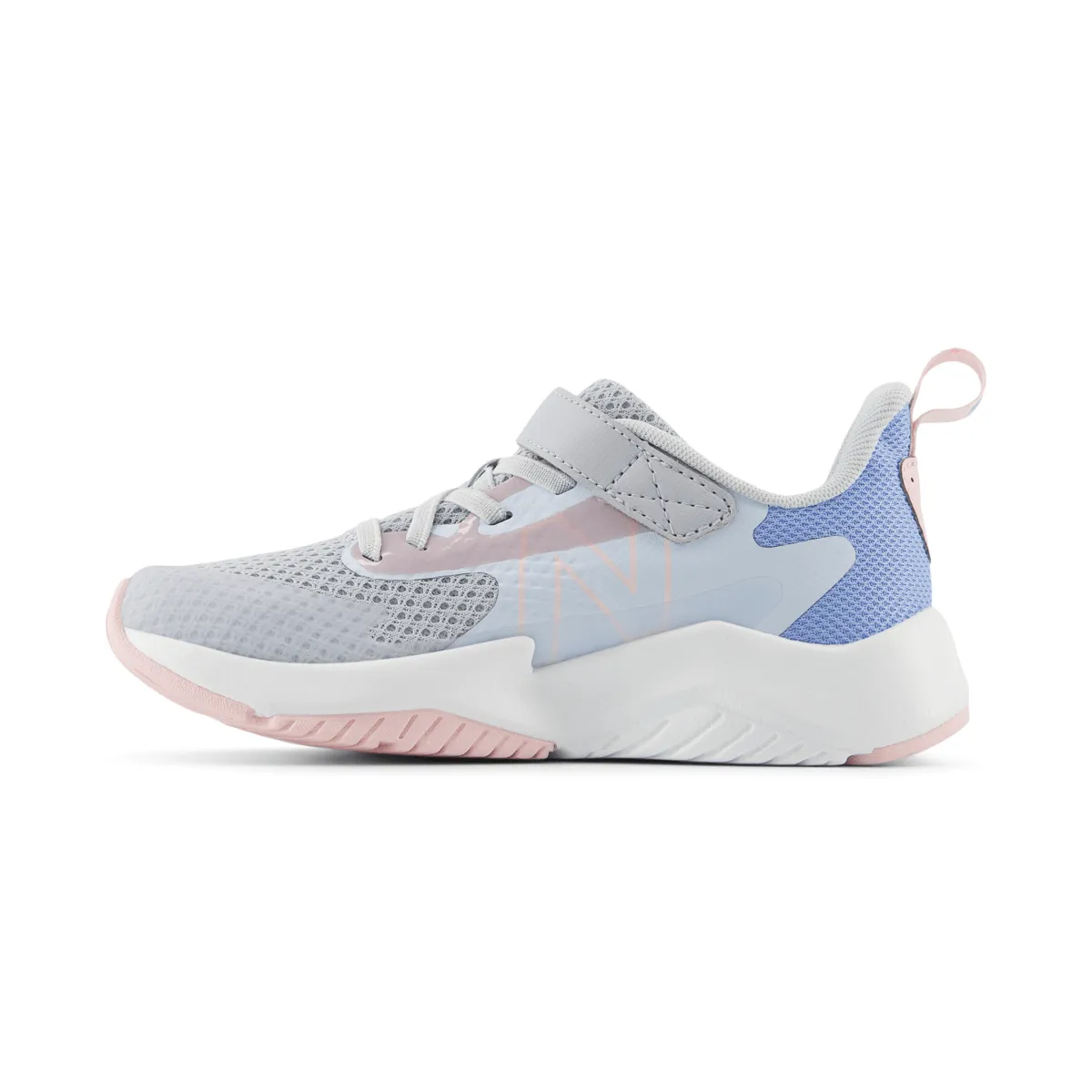 New Balance Enfant (Préscolaire) Rave Run v2 YTRAVAG2 Bleu Ciel Clair/Granite/Rose Sucré