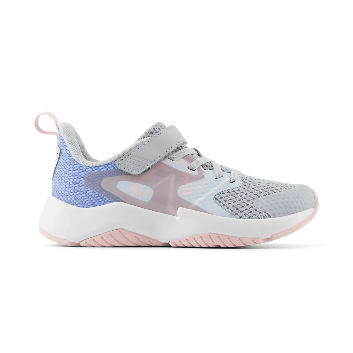 New Balance Enfant (Préscolaire) Rave Run v2 YTRAVAG2 Bleu Ciel Clair/Granite/Rose Sucré