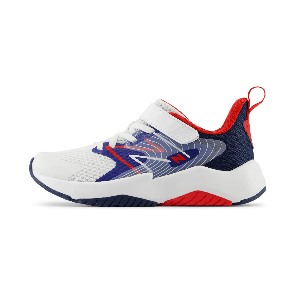 New Balance Enfant (Préscolaire) Rave Run v2 YTRAVAM2 Équipe Royal/Blanc/Rouge Vrai
