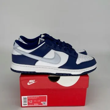 NIKE DUNK LOW BLEU ROYAL PROFOND GRIS FOOTBALL TAILLE 12 DV0833-401