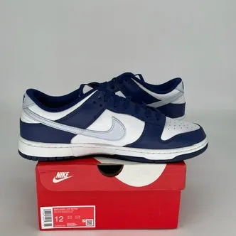 NIKE DUNK LOW BLEU ROYAL PROFOND GRIS FOOTBALL TAILLE 12 DV0833-401