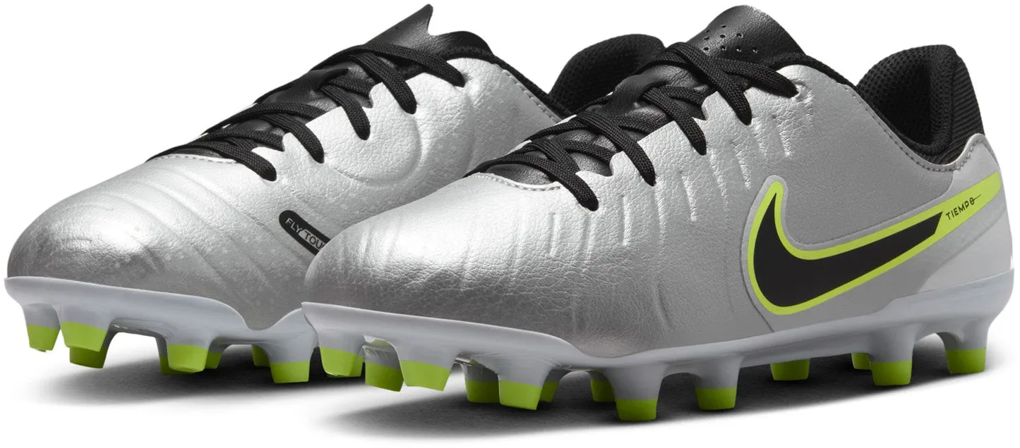 Nike Jr. Tiempo Legend 10 Academy Chaussures de Football à Tige Basse Multi-Sol pour Petits/Grands Enfants