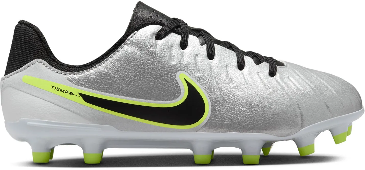 Nike Jr. Tiempo Legend 10 Academy Chaussures de Football à Tige Basse Multi-Sol pour Petits/Grands Enfants