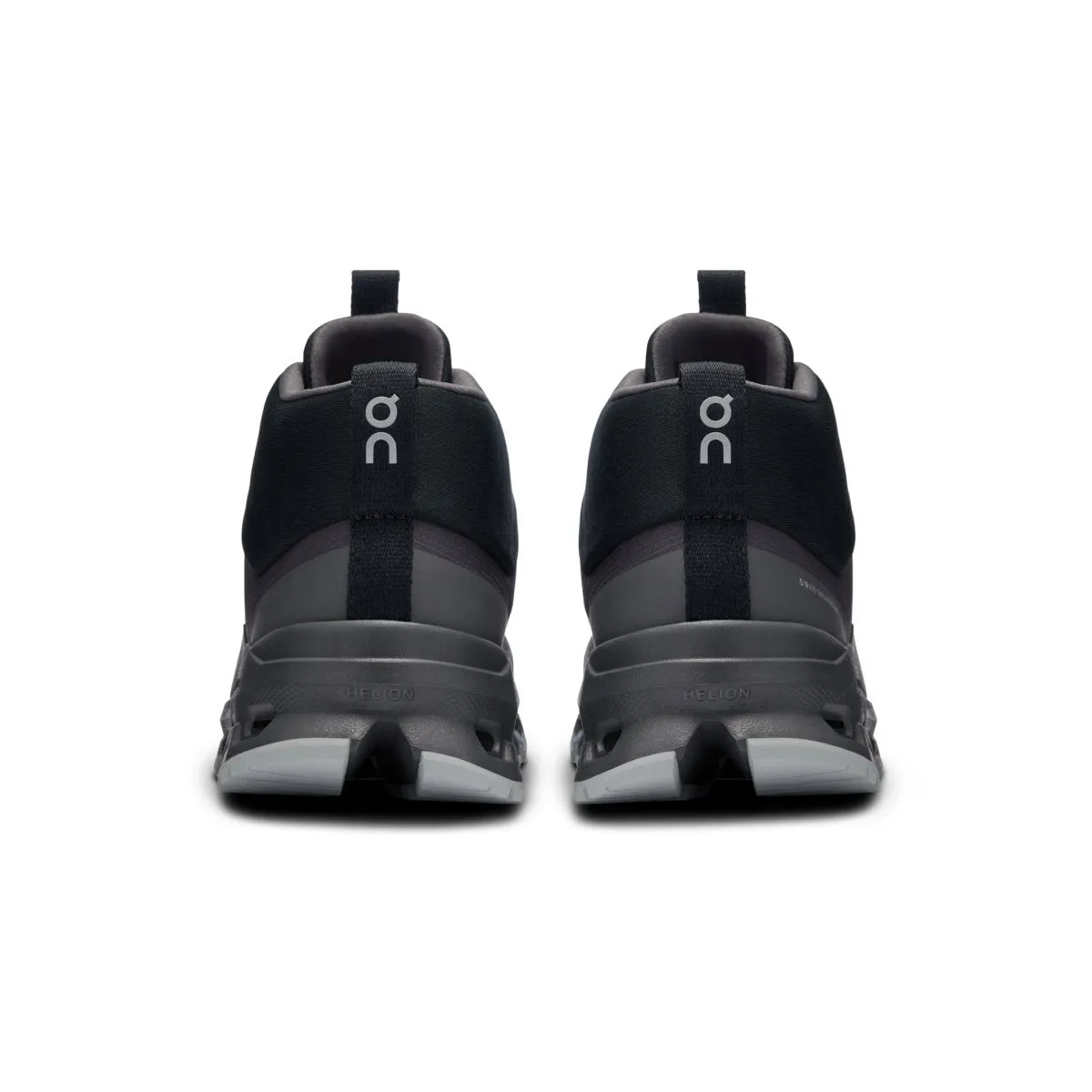 On Running Boy's (École Primaire) Cloudhero Mid Imperméable Noir/Éclipse
