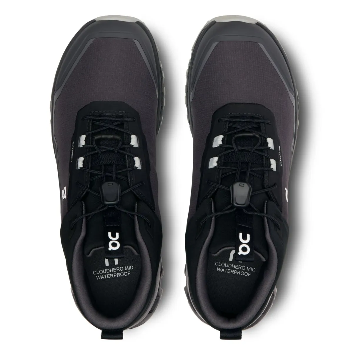 On Running Boy's (École Primaire) Cloudhero Mid Imperméable Noir/Éclipse