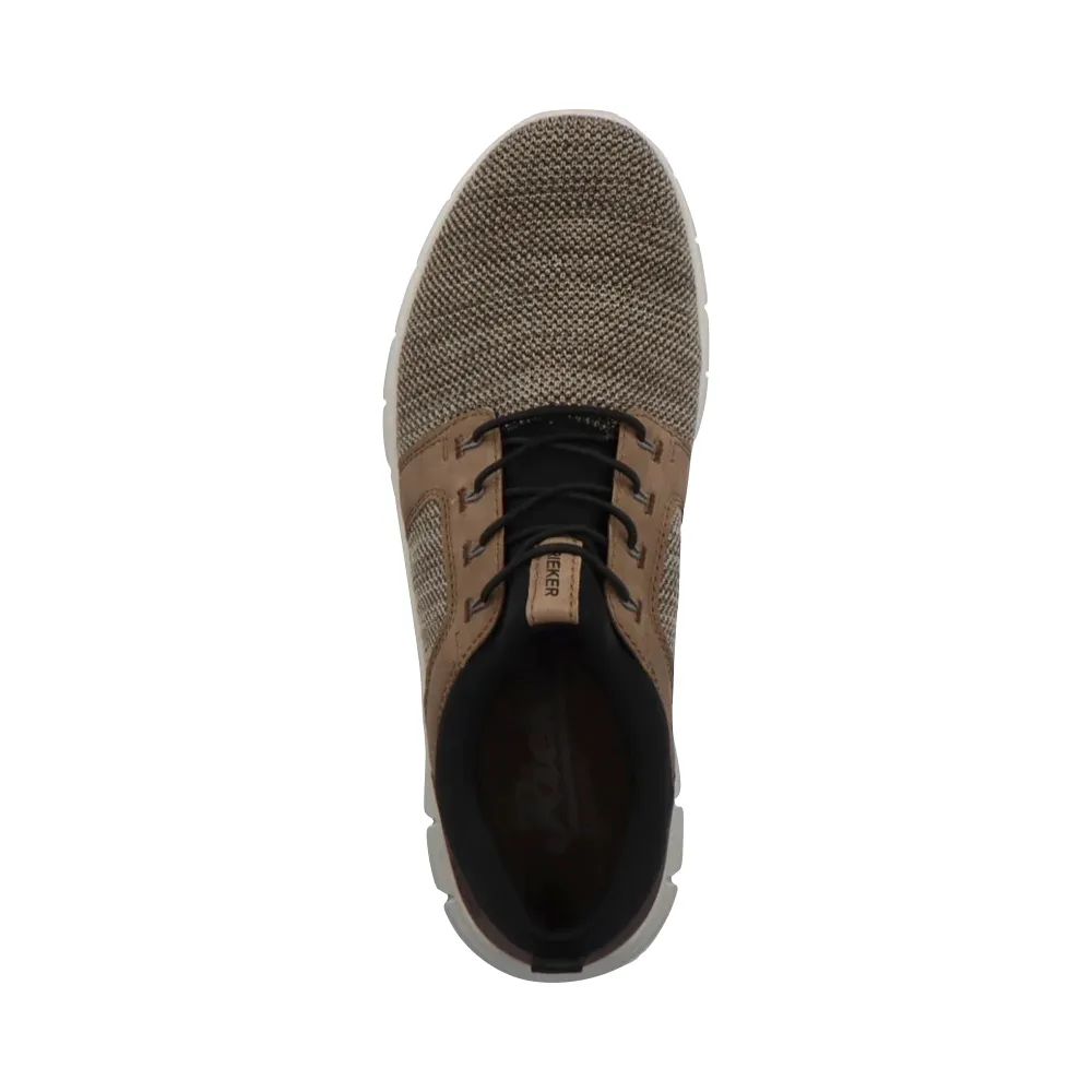 Rieker Chaussures de Sport à Enfilage Rapide Timo 96 Bungee pour Homme en Fango