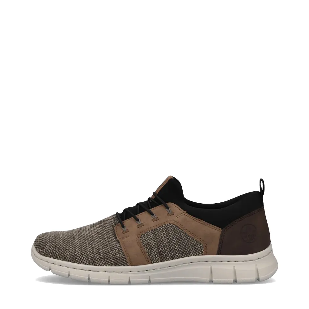 Rieker Chaussures de Sport à Enfilage Rapide Timo 96 Bungee pour Homme en Fango