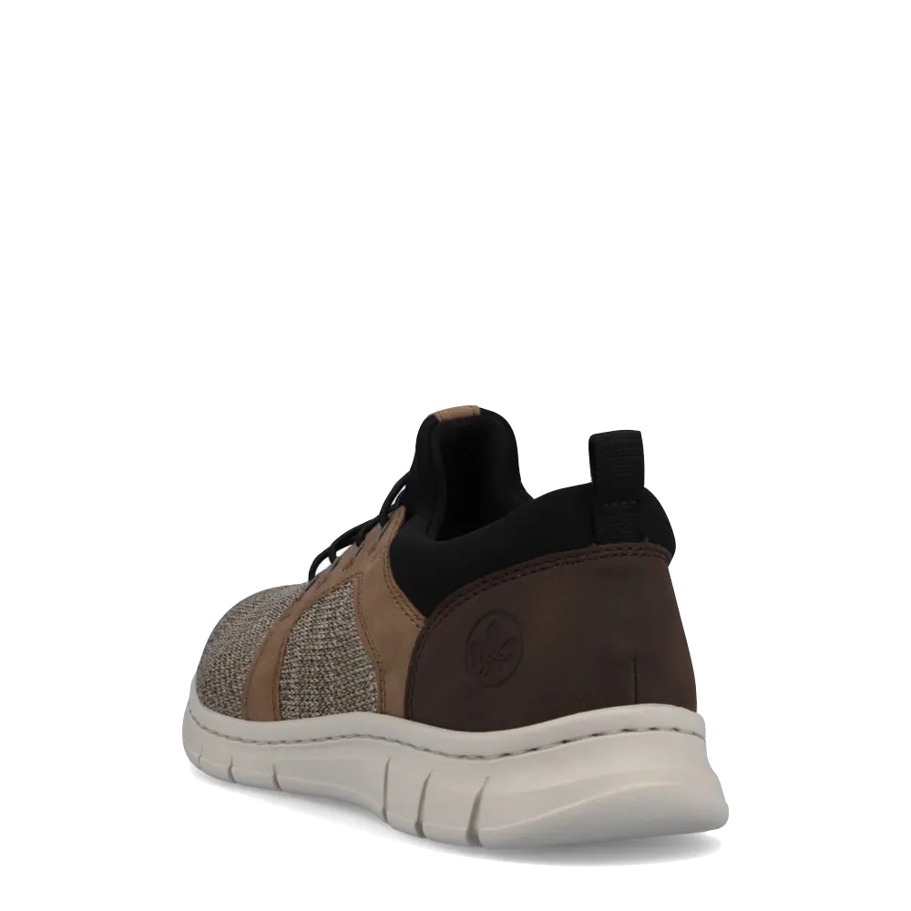Rieker Chaussures de Sport à Enfilage Rapide Timo 96 Bungee pour Homme en Fango