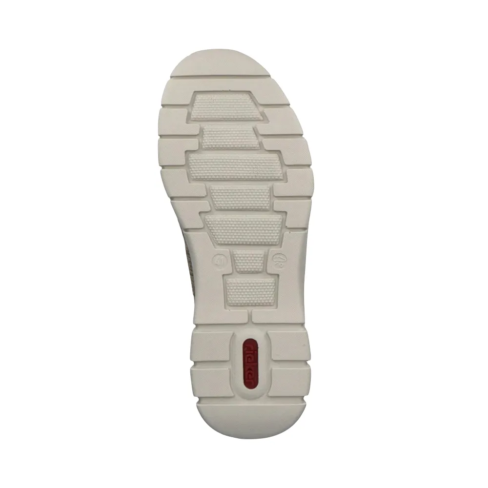 Rieker Chaussures de Sport à Enfilage Rapide Timo 96 Bungee pour Homme en Fango