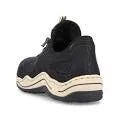 Rieker Chaussures L0563-00 Noir Lacets Élastiques