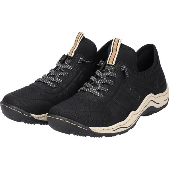 Rieker Chaussures L0563-00 Noir Lacets Élastiques