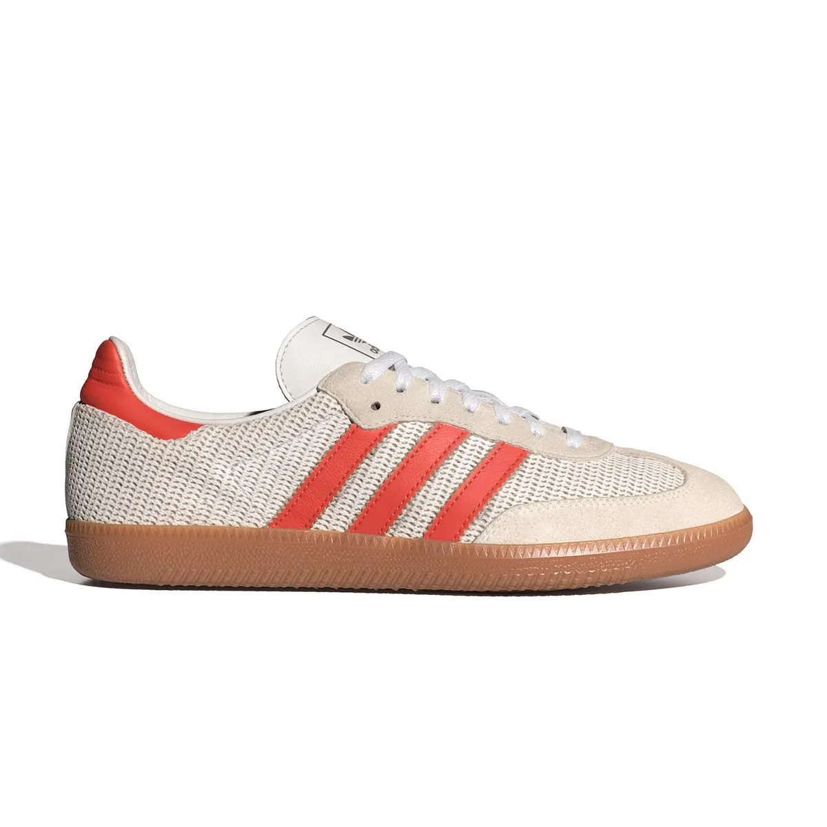 Samba OG 'Tissé Cristal Blanc Préaimé Rouge'