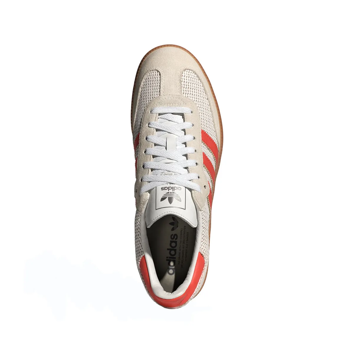 Samba OG 'Tissé Cristal Blanc Préaimé Rouge'