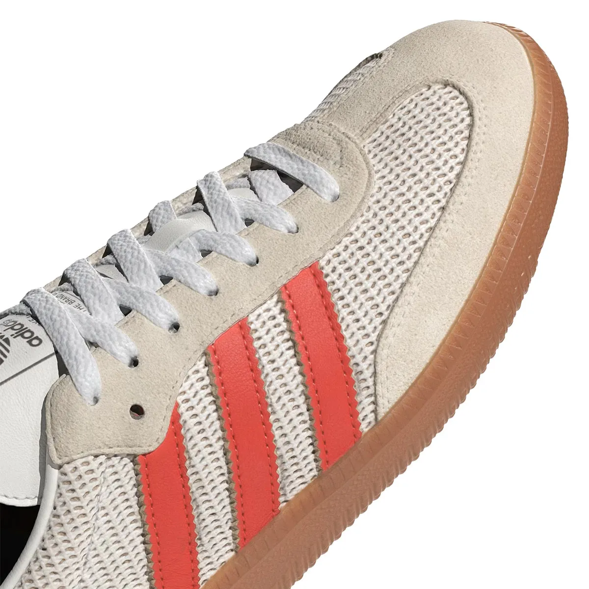 Samba OG 'Tissé Cristal Blanc Préaimé Rouge'