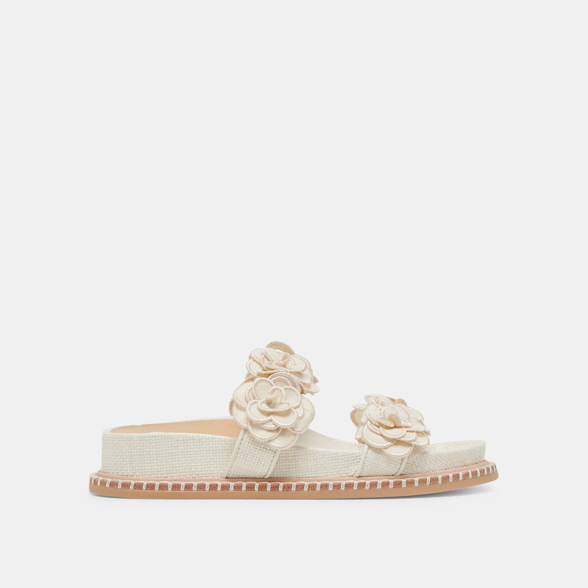 SANDALES SHERLA BLANCHE RAFFIA
