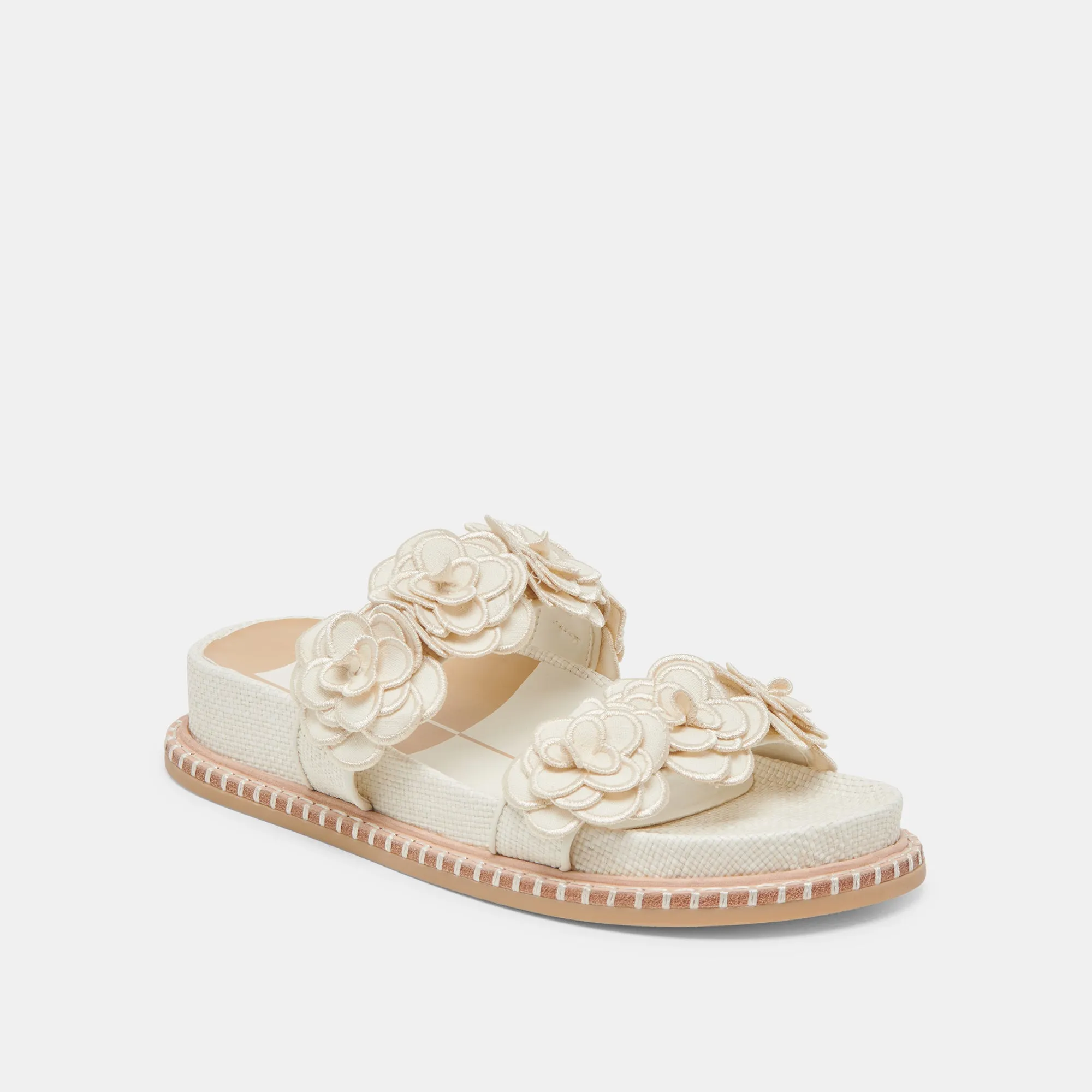 SANDALES SHERLA BLANCHE RAFFIA