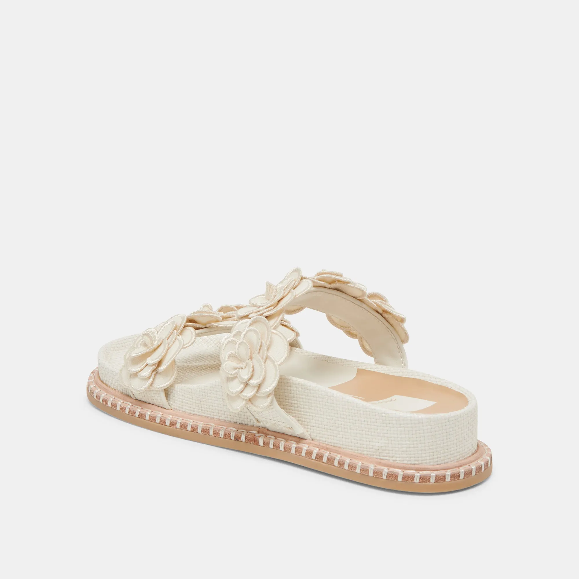 SANDALES SHERLA BLANCHE RAFFIA