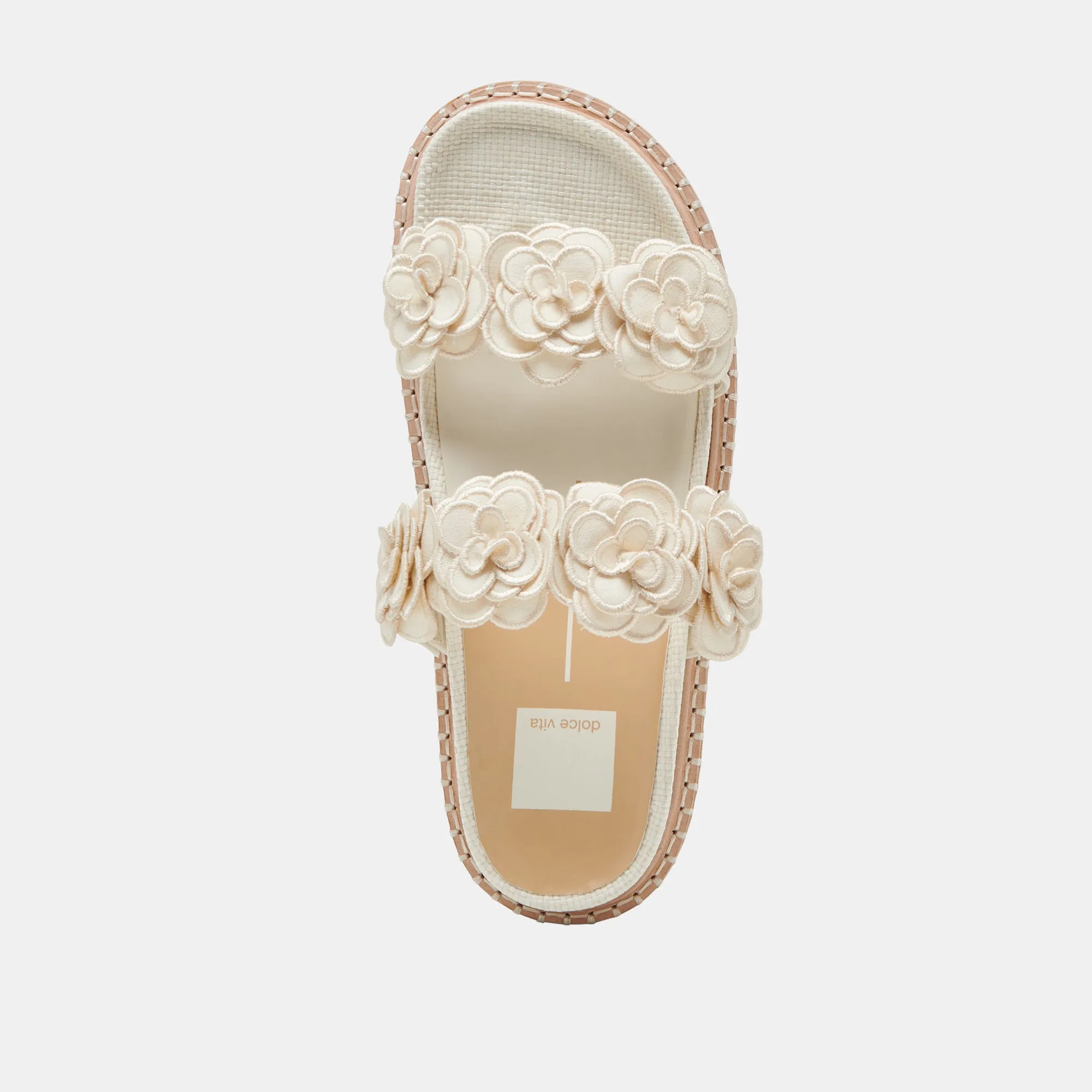 SANDALES SHERLA BLANCHE RAFFIA