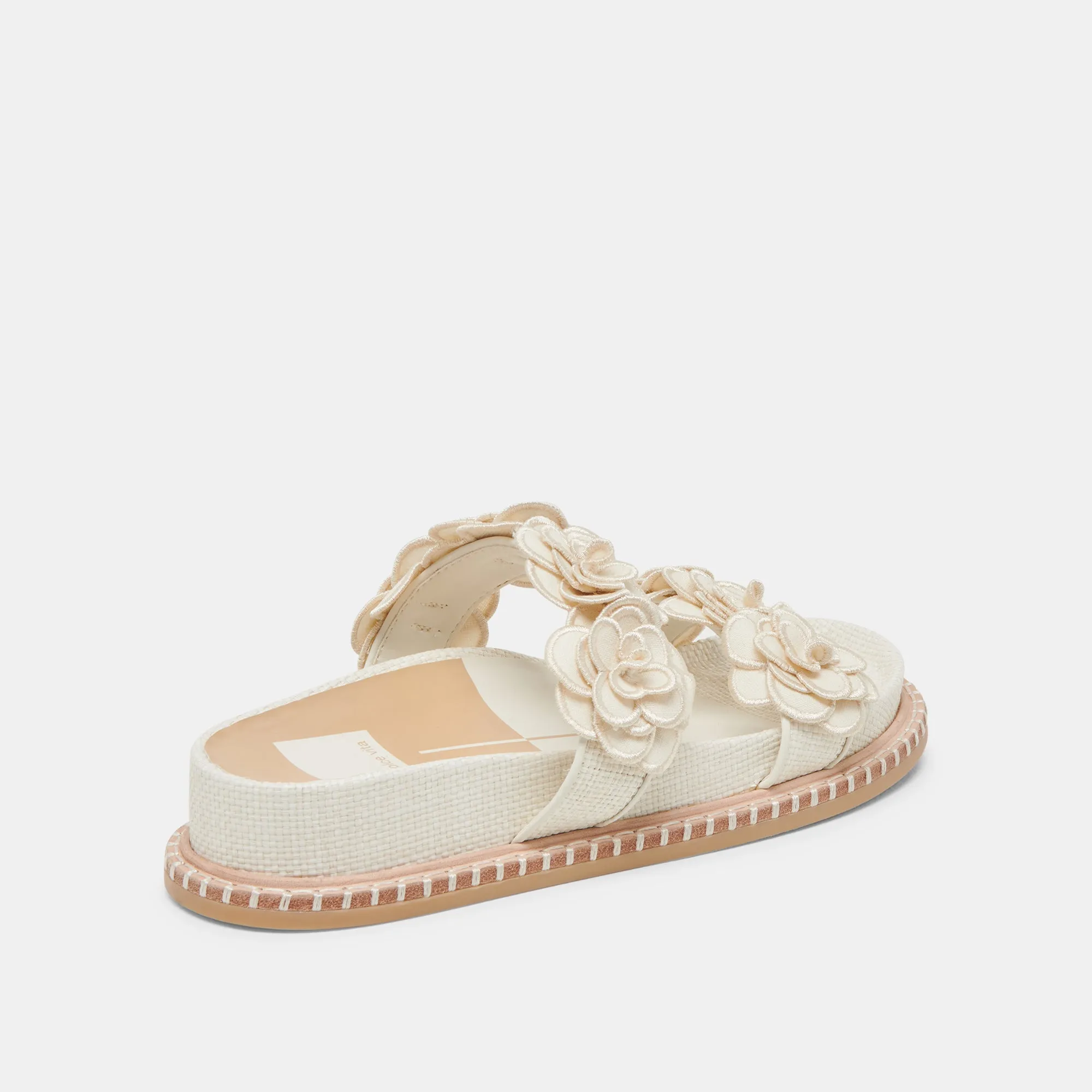 SANDALES SHERLA BLANCHE RAFFIA