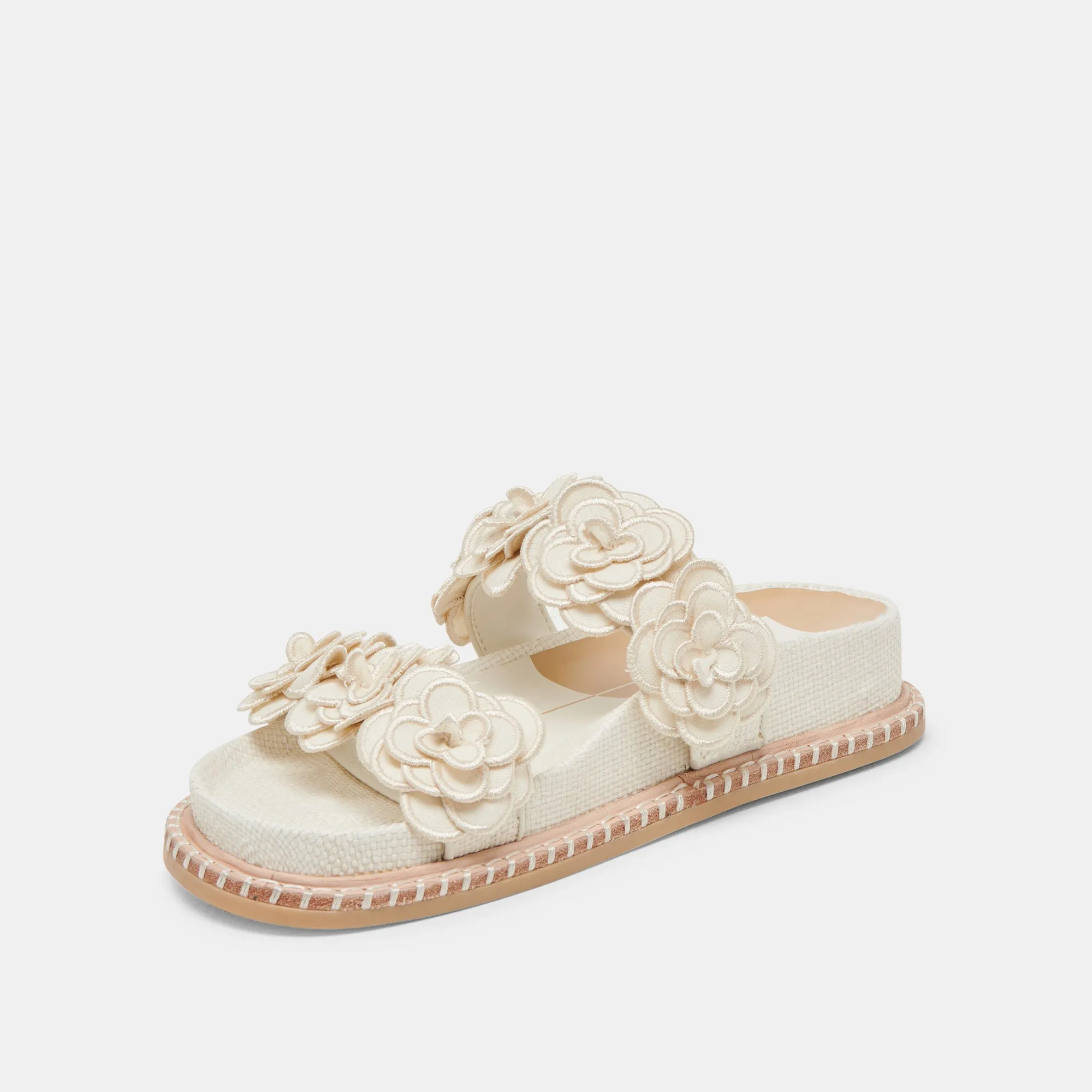 SANDALES SHERLA BLANCHE RAFFIA