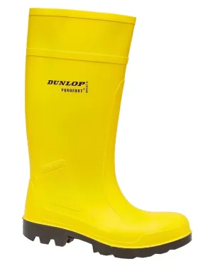 Shoes Dunlop Dunlop Purofort Professional Full Safety Wellingtons - Yellow