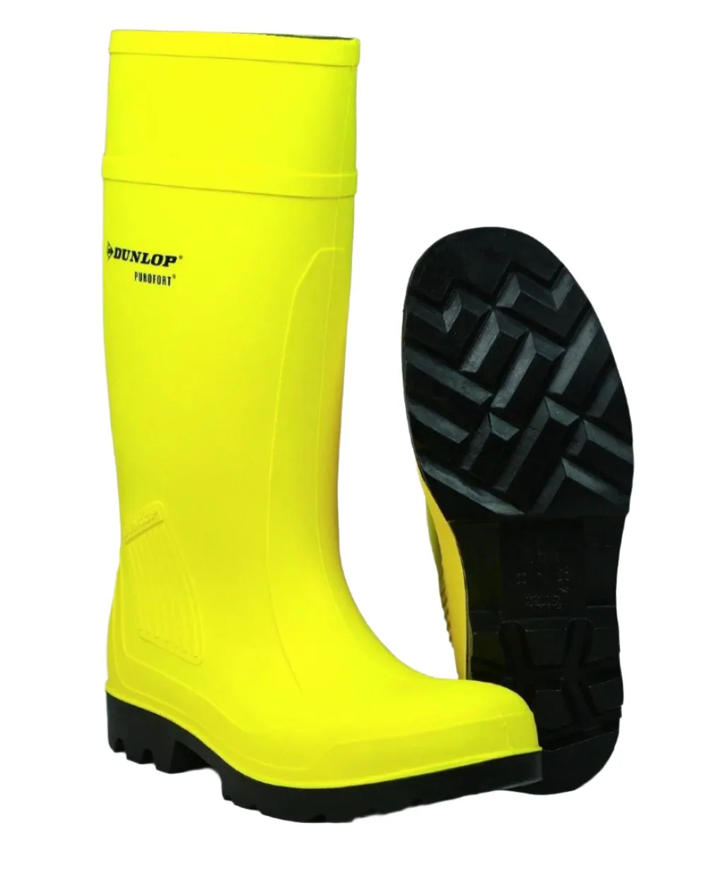Chaussures Dunlop Dunlop Purofort Professionnelles Bottes de Sécurité Complètes - Jaune