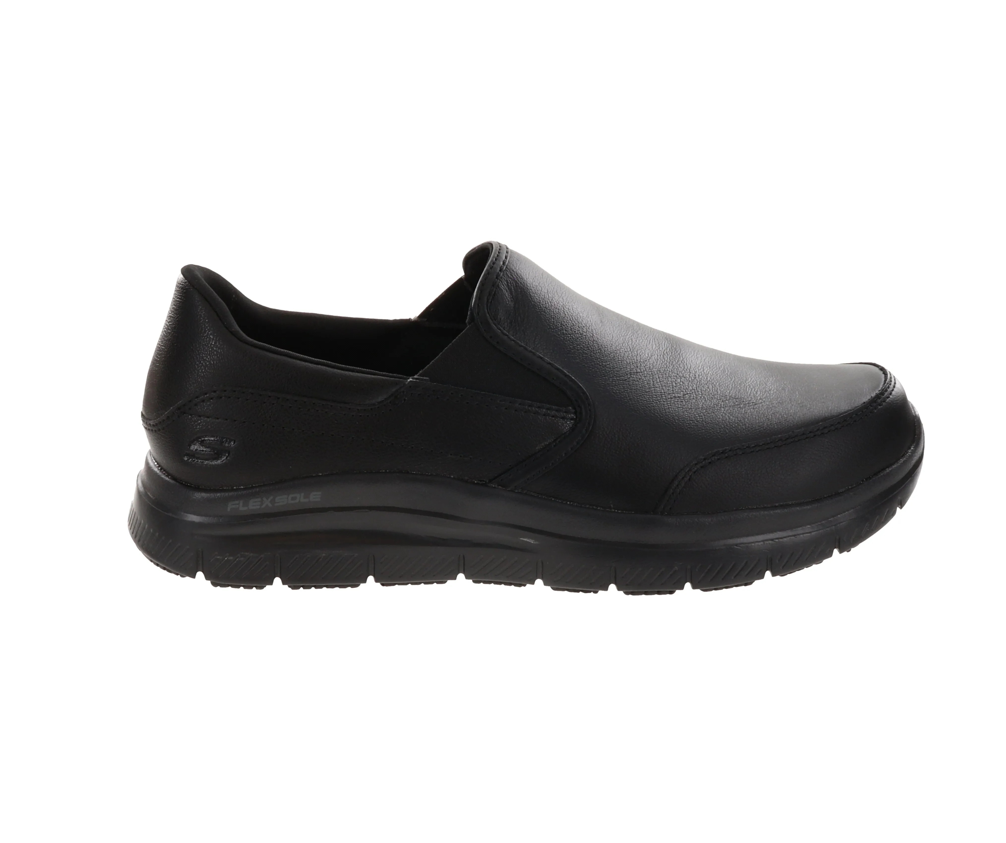 Chaussures Skechers Hommes Antidérapantes Travail Coupe Détendue : Flex Advantage - Bronwood