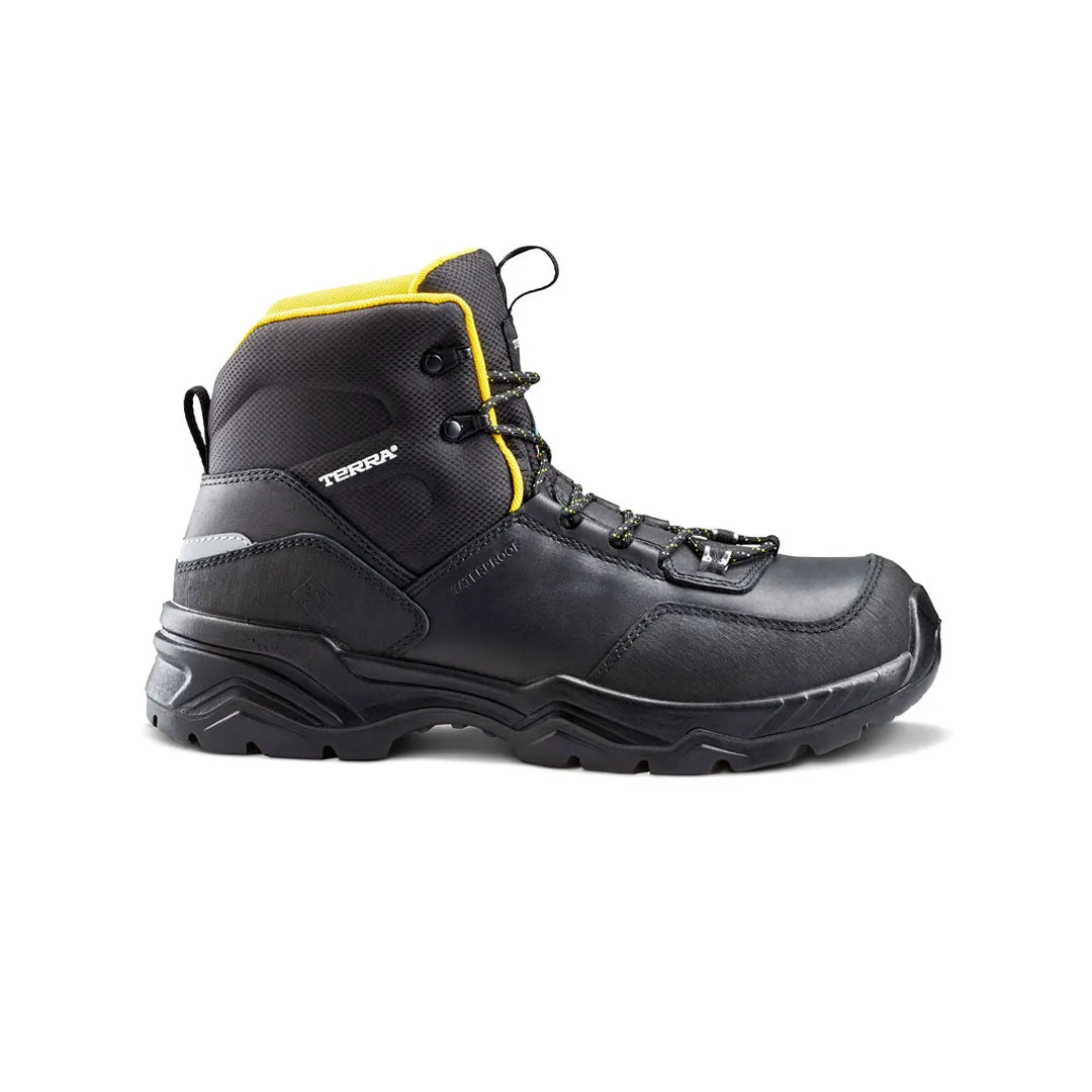 Terra - Bottes de travail imperméables à embout composite pour hommes (TR0A4NS4BLK)
