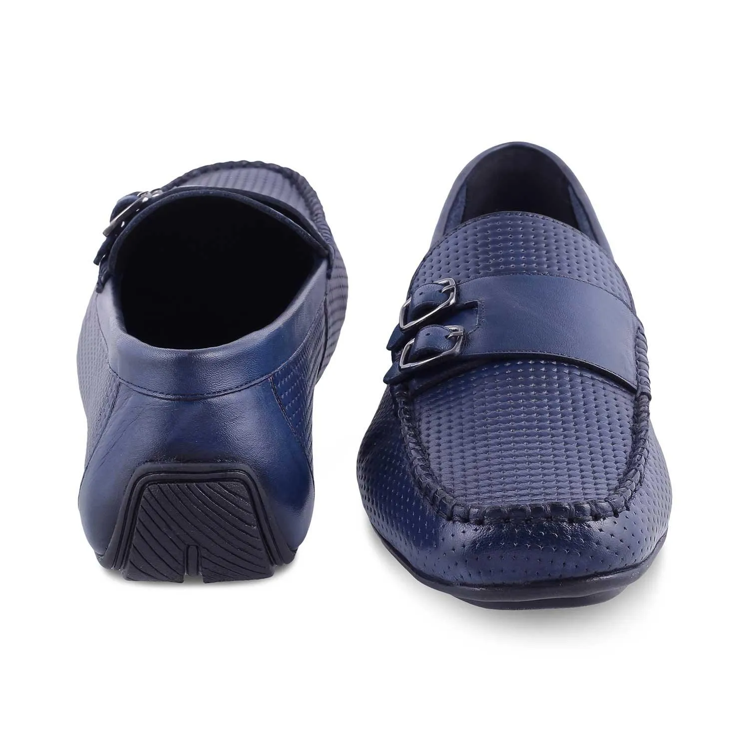 Les Chaussures Double Monk pour Homme Yosa Blue Tresmode