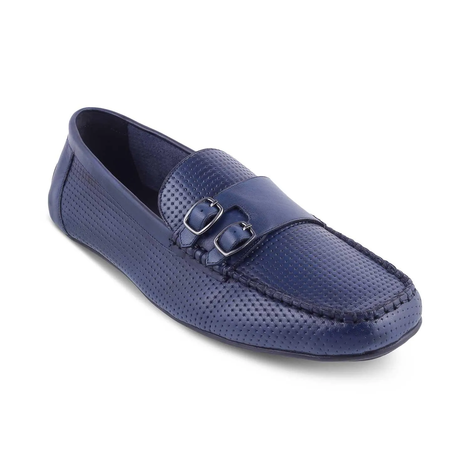 Les Chaussures Double Monk pour Homme Yosa Blue Tresmode