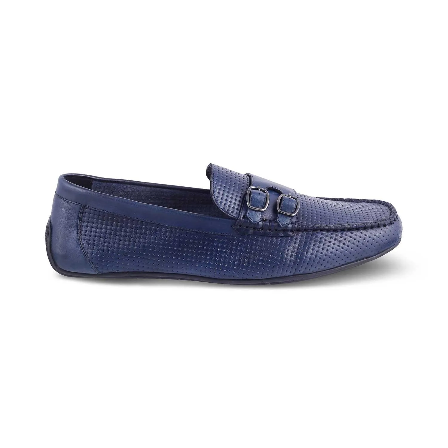 Les Chaussures Double Monk pour Homme Yosa Blue Tresmode