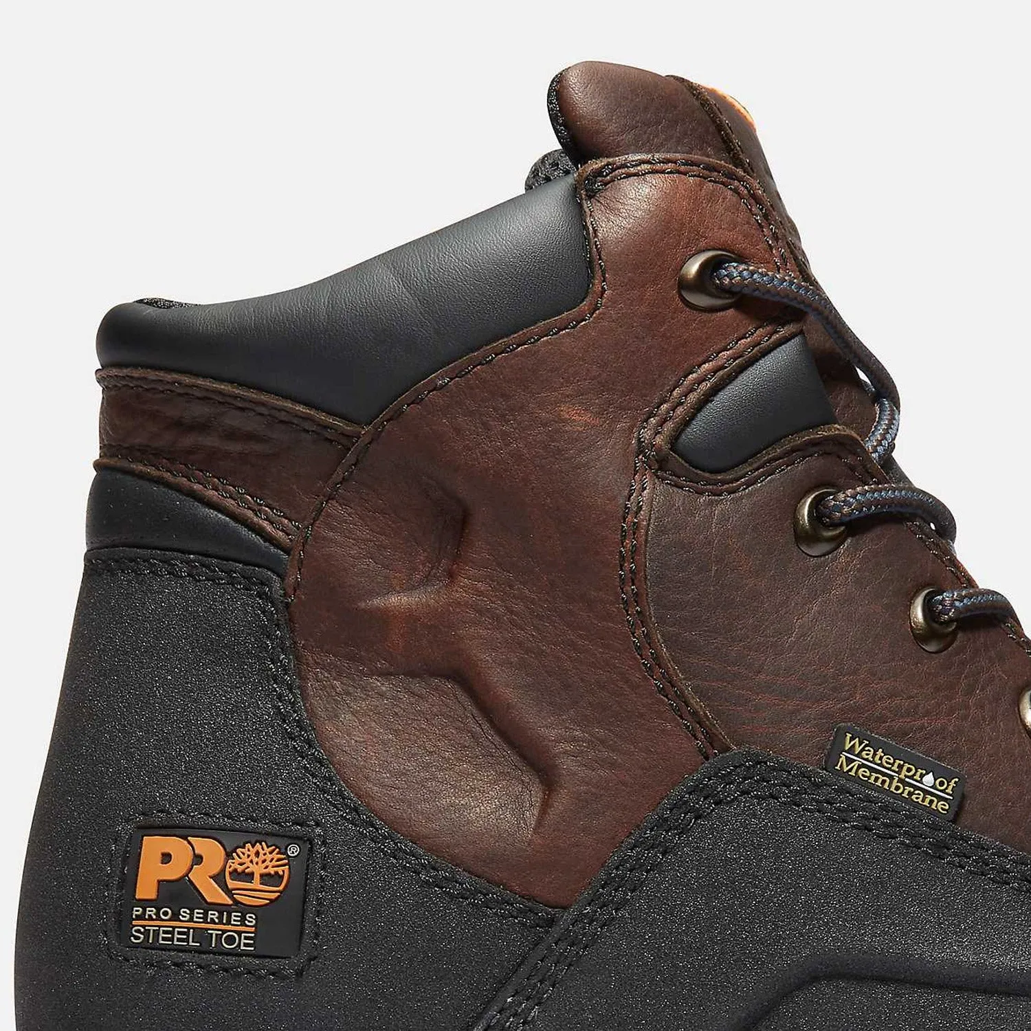 Timberland PRO Bottes de travail pour hommes PowerWelt à bout en acier imperméable 6 pouces Chaussures Timberland PRO
