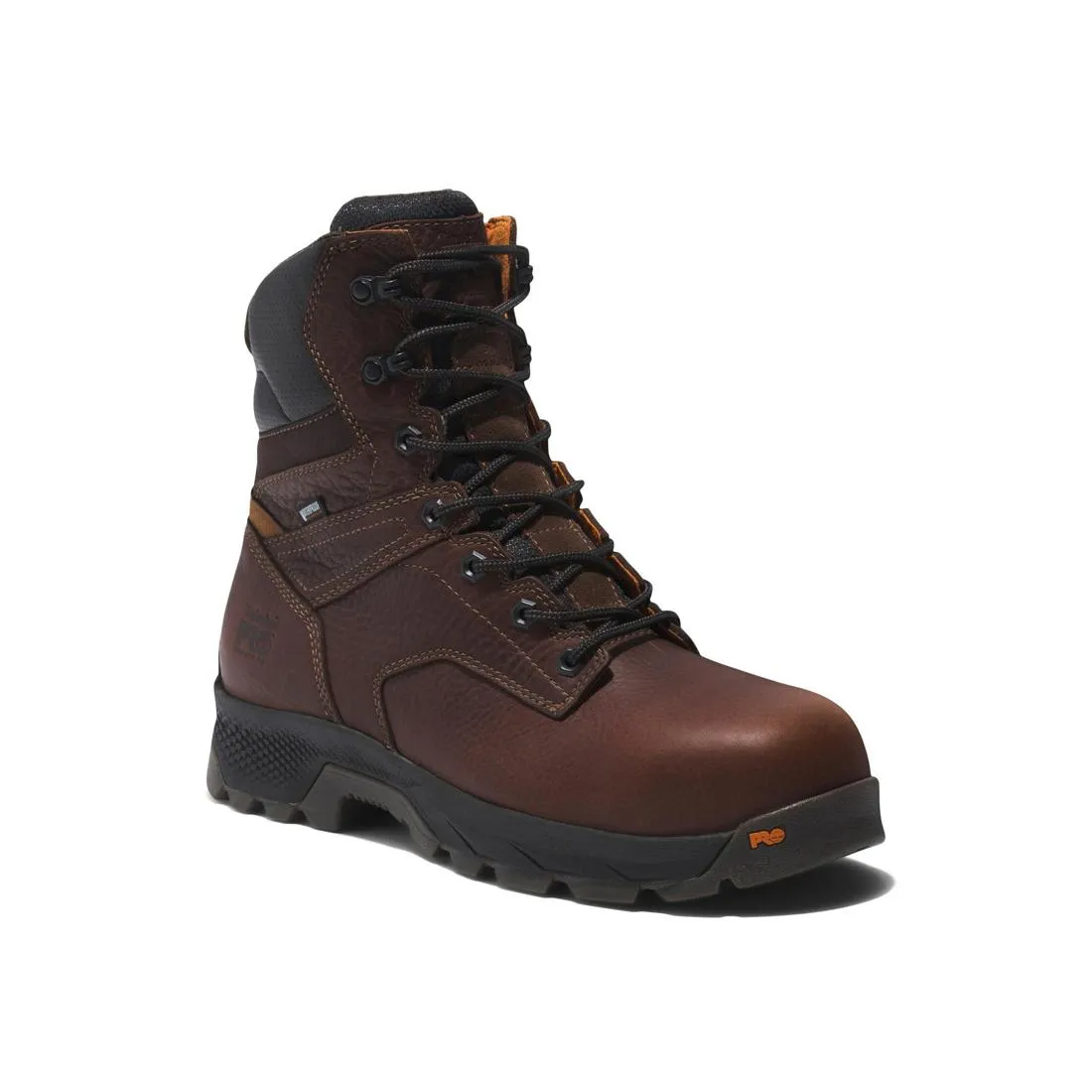 Botte de travail imperméable Titan Ev 8 pouces à embout composite marron